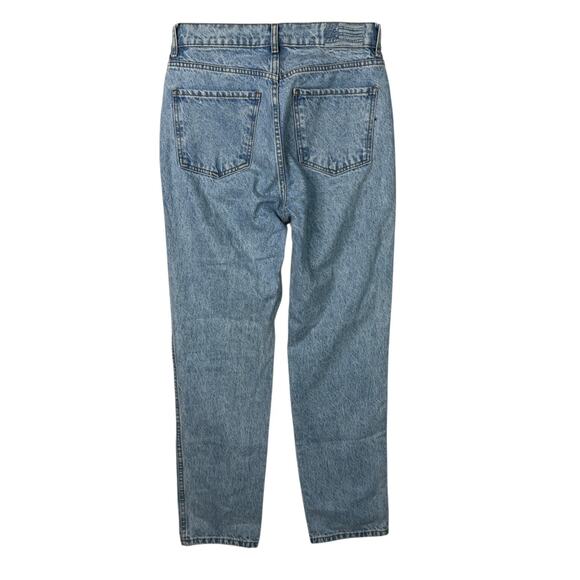 Revice Denim High Rise Mom Jeans Relaxed Straight Leg Button Fly Light Wash 28 - Picture 2 of 8